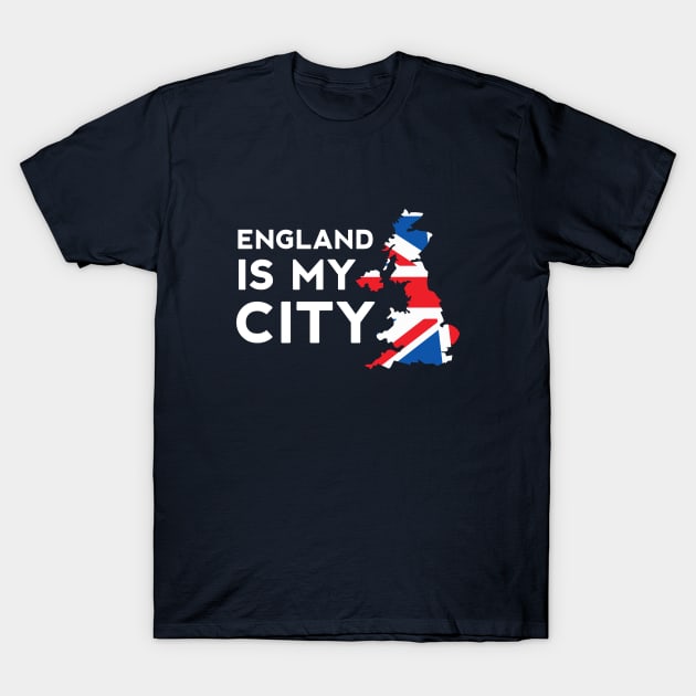 England Is My City T-Shirt by dumbshirts